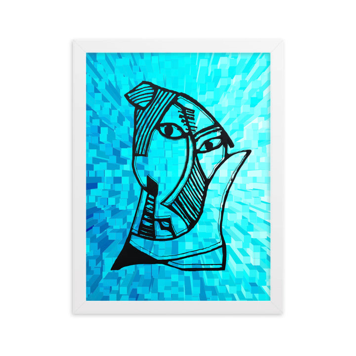 Poster - Pablo Picasso, Les Demoiselles d’Avignon Cube Weiß / 30×40 cm artlia