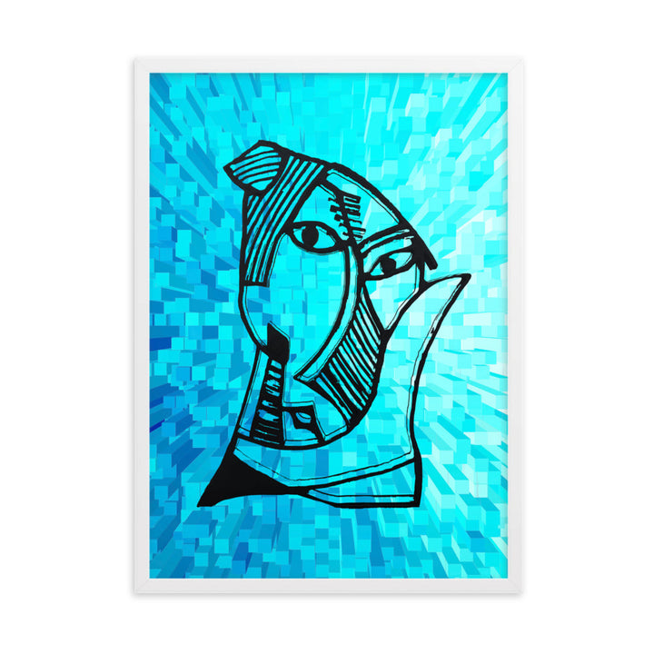 Poster - Pablo Picasso, Les Demoiselles d’Avignon Cube Weiß / 50×70 cm artlia