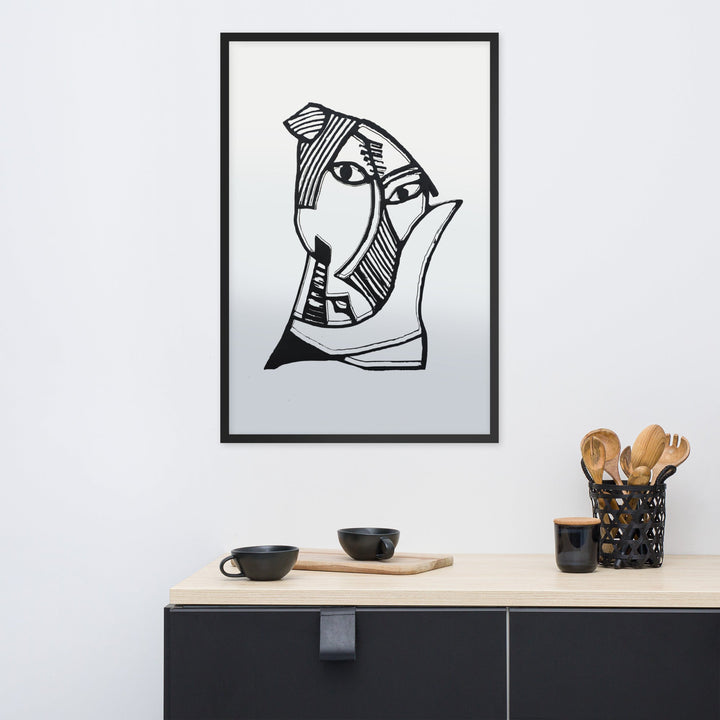 Poster - Pablo Picasso, Les Demoiselles d’Avignon grey artlia