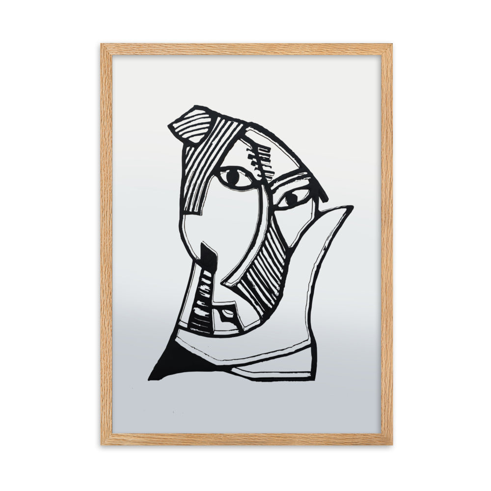 Poster - Pablo Picasso, Les Demoiselles d’Avignon grey Oak / 50×70 cm artlia