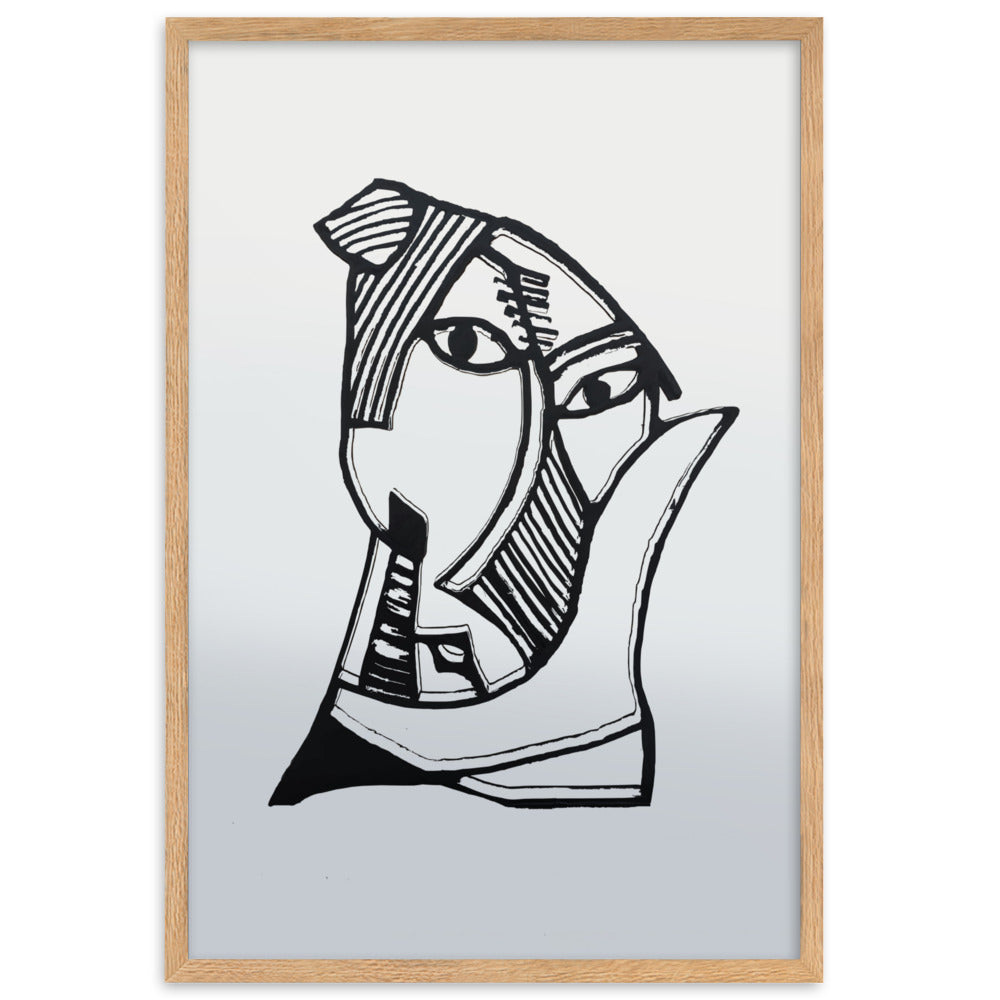 Poster - Pablo Picasso, Les Demoiselles d’Avignon grey Oak / 61×91 cm artlia