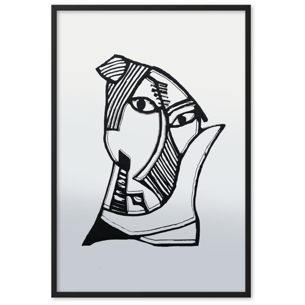 Poster - Pablo Picasso, Les Demoiselles d’Avignon grey Schwarz / 61×91 cm artlia