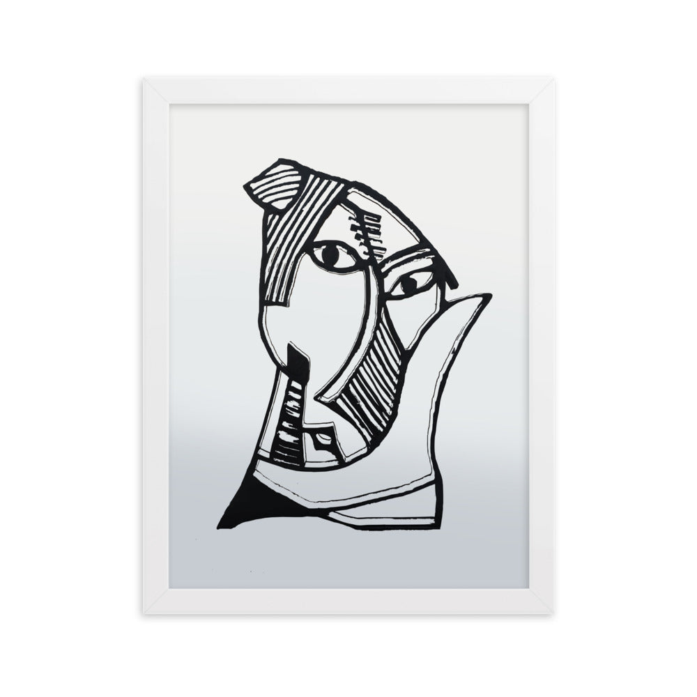 Poster - Pablo Picasso, Les Demoiselles d’Avignon grey Weiß / 30×40 cm artlia