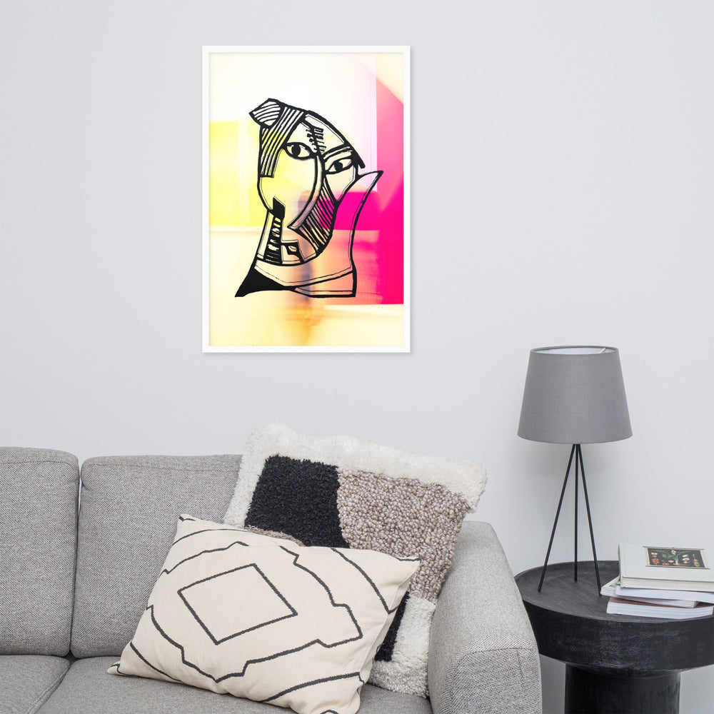Poster - Pablo Picasso, Les Demoiselles d’Avignon in Pink artlia