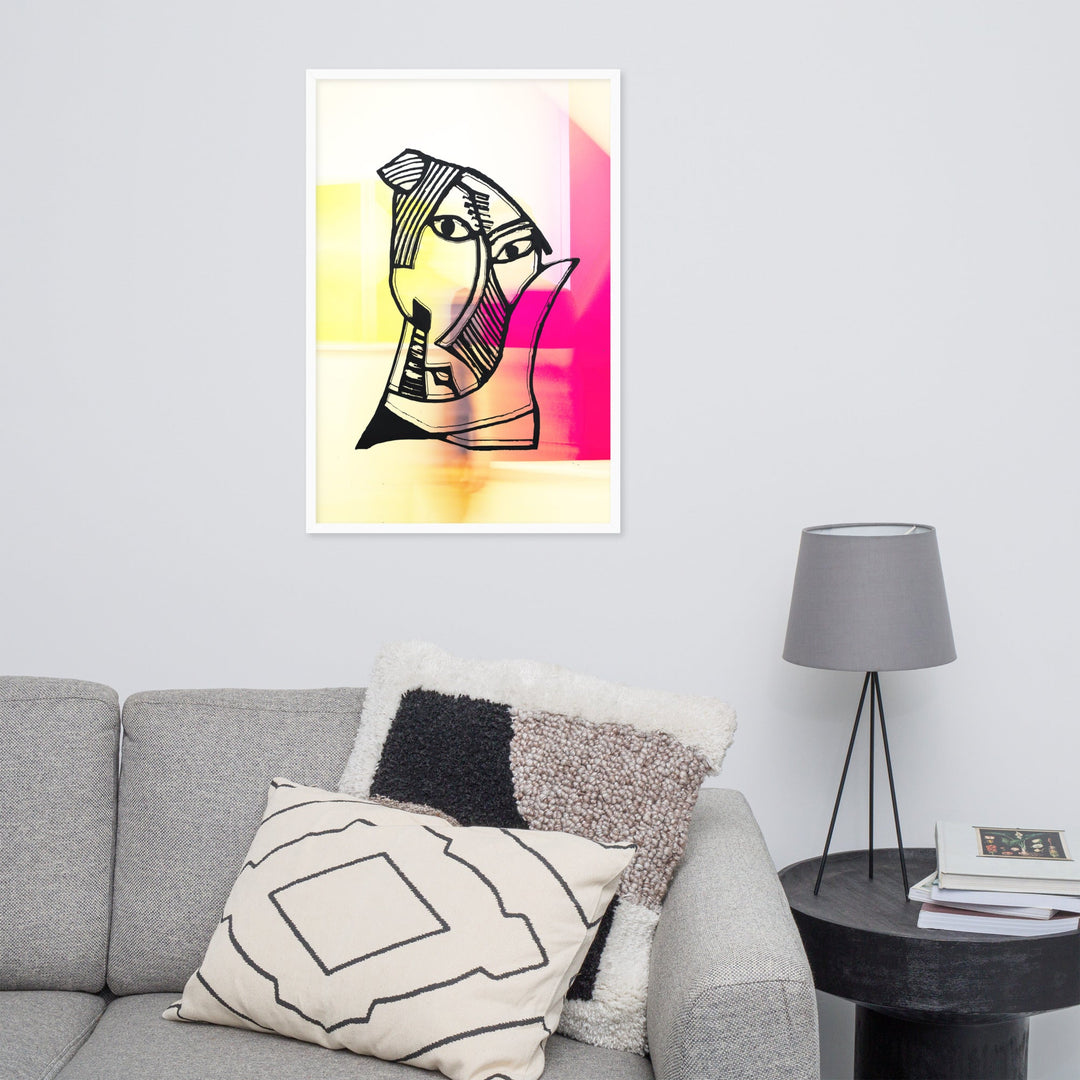 Poster - Pablo Picasso, Les Demoiselles d’Avignon in Pink artlia