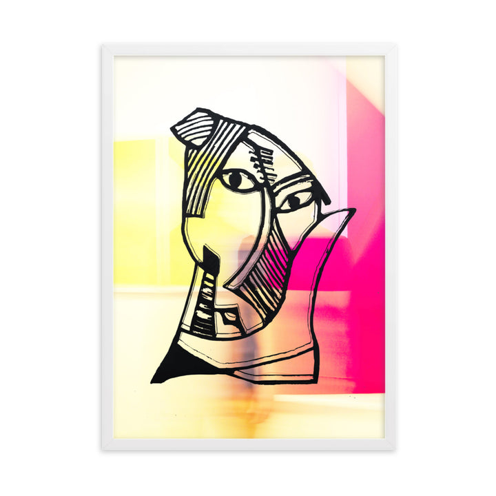 Poster - Pablo Picasso, Les Demoiselles d’Avignon in Pink Weiß / 50×70 cm artlia
