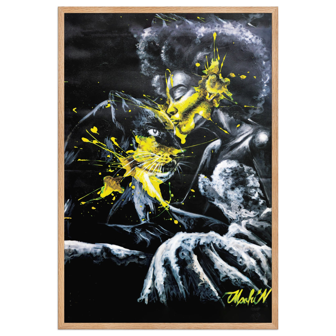 Poster - Panther Spirit, Nokuthula M Mpofu Oak / 61×91 cm artlia