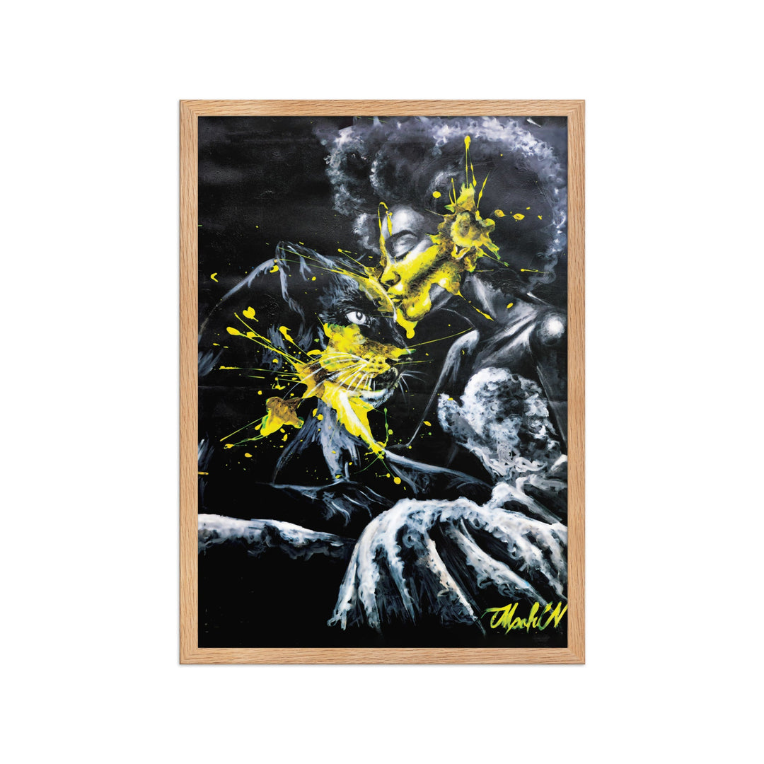 Poster - Panther Spirit, Nokuthula M Mpofu Oak / A1 (59.4×84.1 cm) artlia