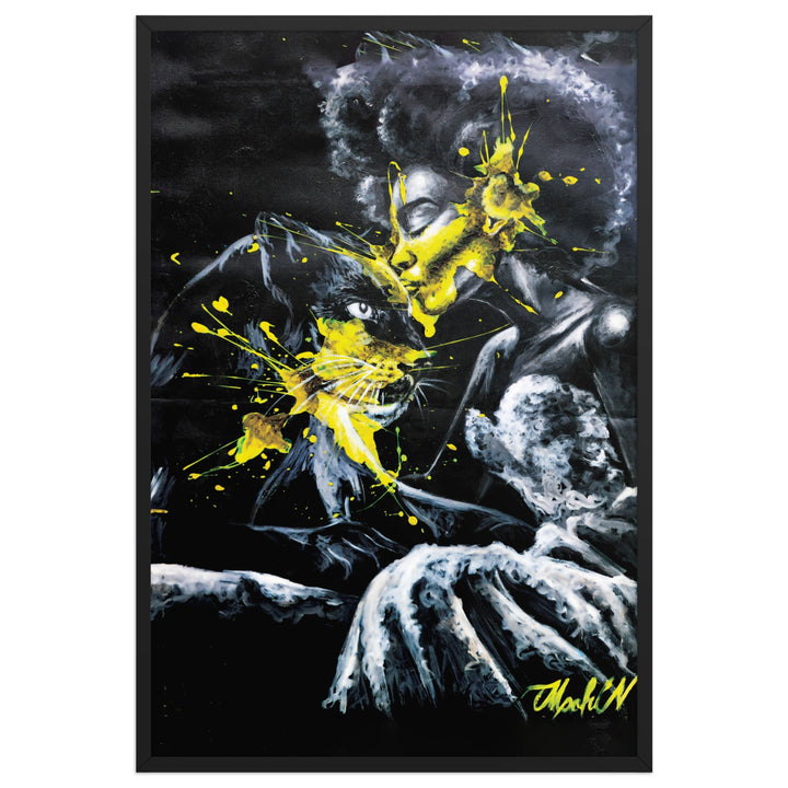 Poster - Panther Spirit, Nokuthula M Mpofu Schwarz / 61×91 cm artlia