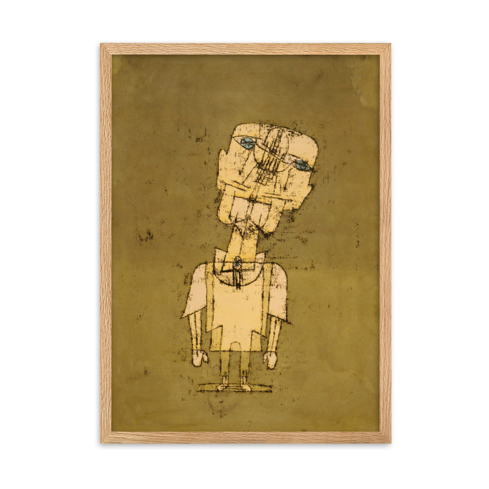 Poster - Paul Klee, Gespenst eines Genies Oak / 50×70 cm artlia