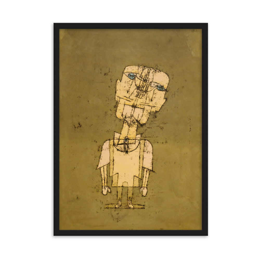 Poster - Paul Klee, Gespenst eines Genies Schwarz / 50×70 cm artlia