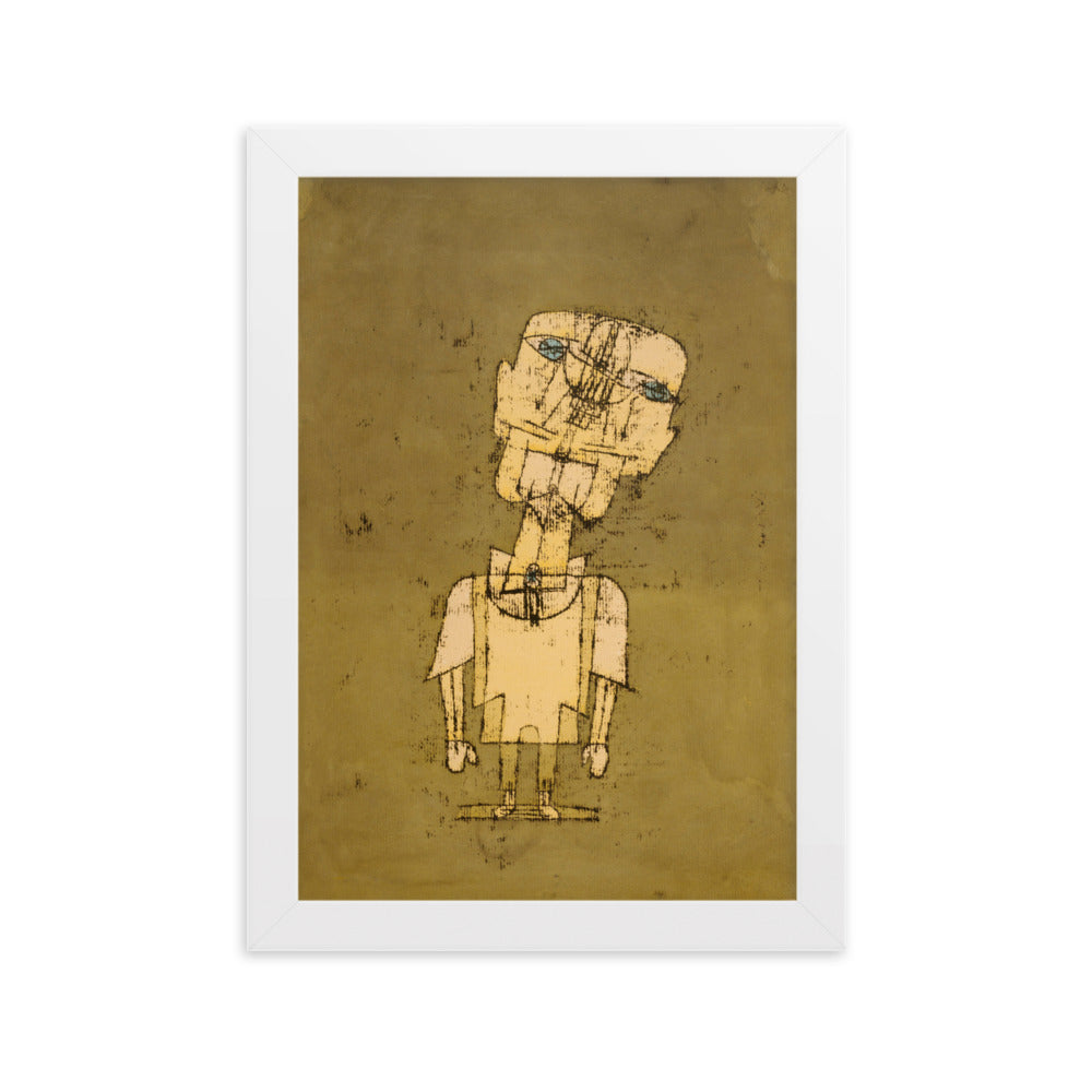 Poster - Paul Klee, Gespenst eines Genies Weiß / 21×30 cm artlia