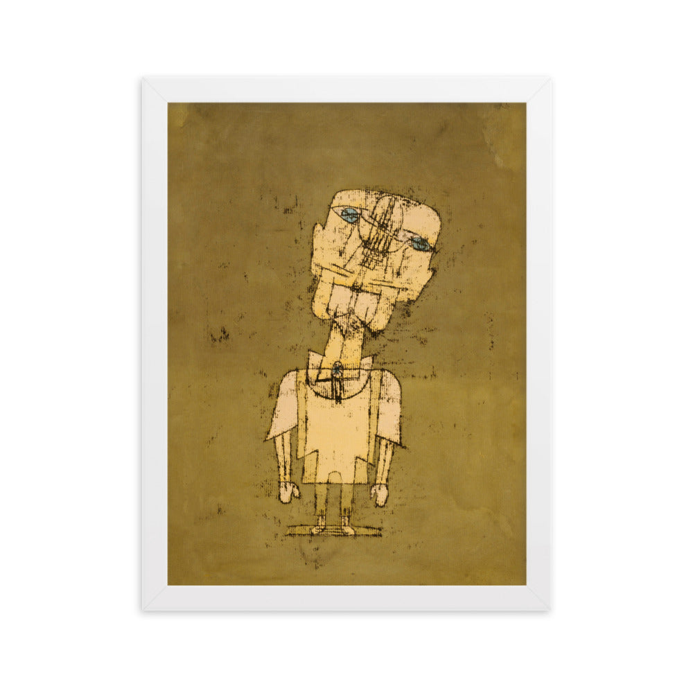 Poster - Paul Klee, Gespenst eines Genies Weiß / 30×40 cm artlia