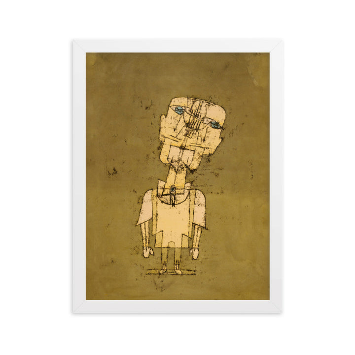 Poster - Paul Klee, Gespenst eines Genies Weiß / 30×40 cm artlia