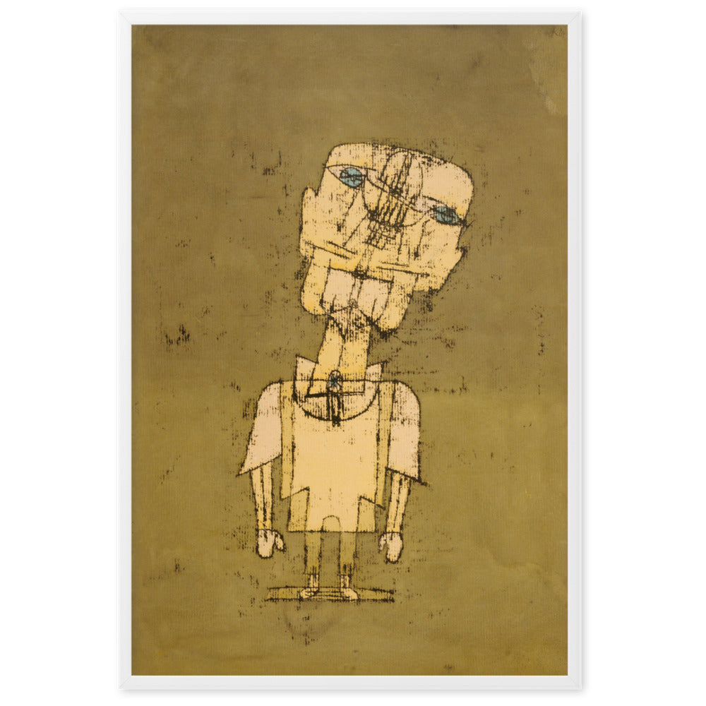 Poster - Paul Klee, Gespenst eines Genies Weiß / 61×91 cm artlia
