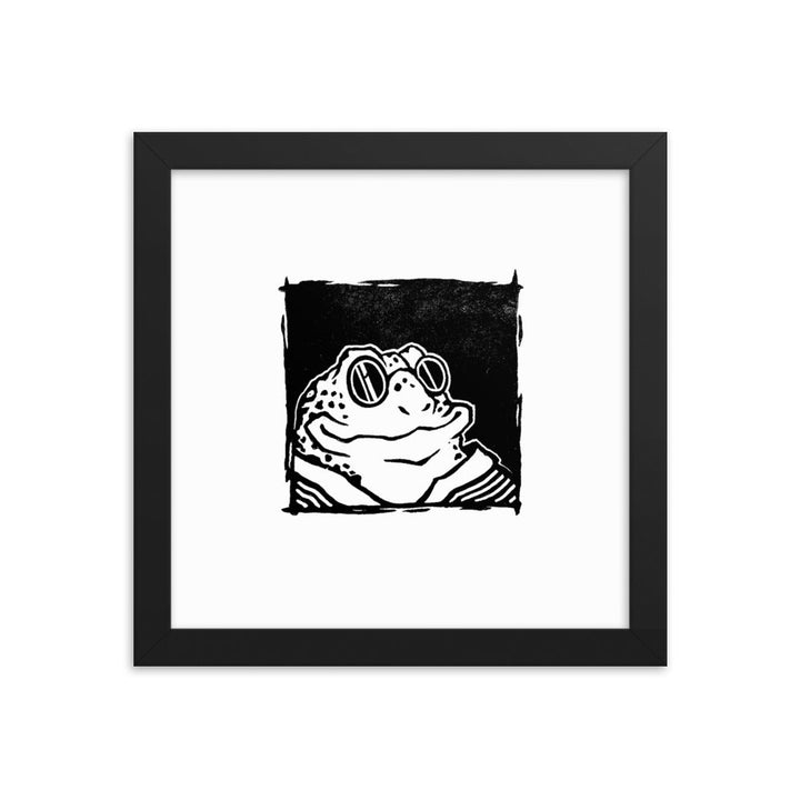 Poster - Pavel Frosch Schwarz / 25x25 cm (10″×10″) artlia