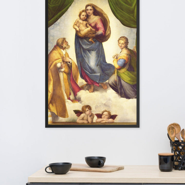 Poster - Raffaello Sanzio da Urbino, Die Sixtinische Madonna artlia