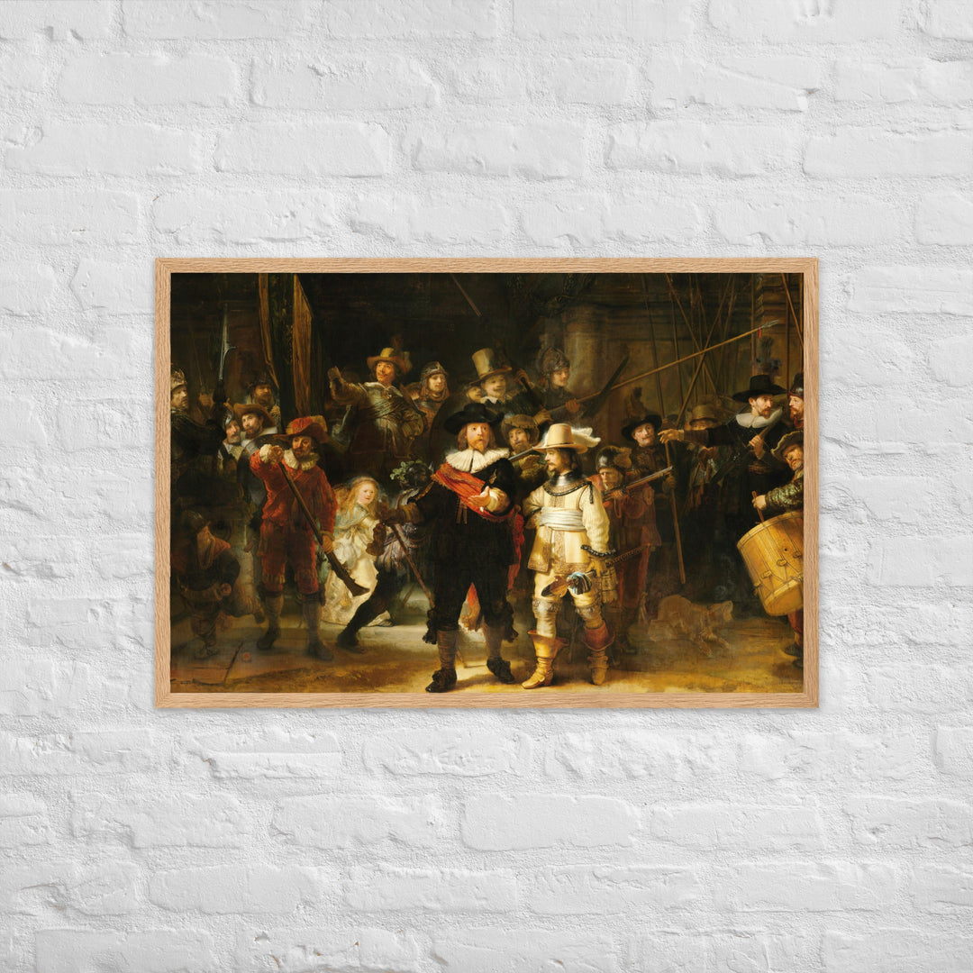 Poster - Rembrandt van Rijn, Die Nachtwache artlia