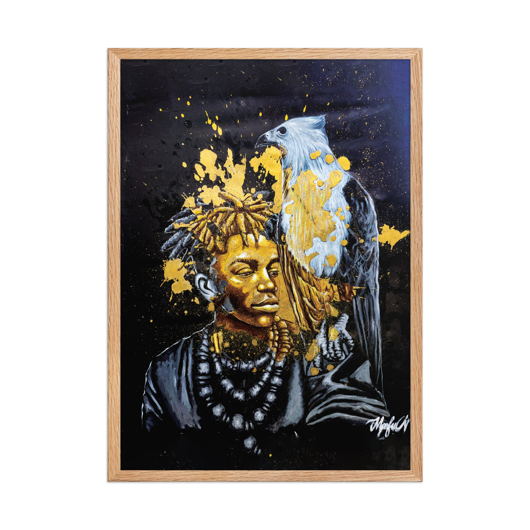 Poster - Royal Spirit (the Crown Prince), Nokuthula M Mpofu Oak / 50×70 cm artlia