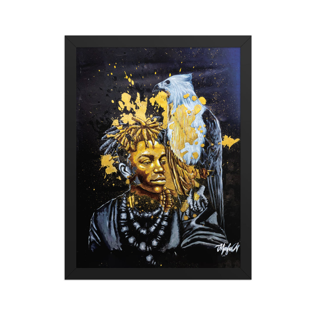 Poster - Royal Spirit (the Crown Prince), Nokuthula M Mpofu Schwarz / 30×40 cm artlia