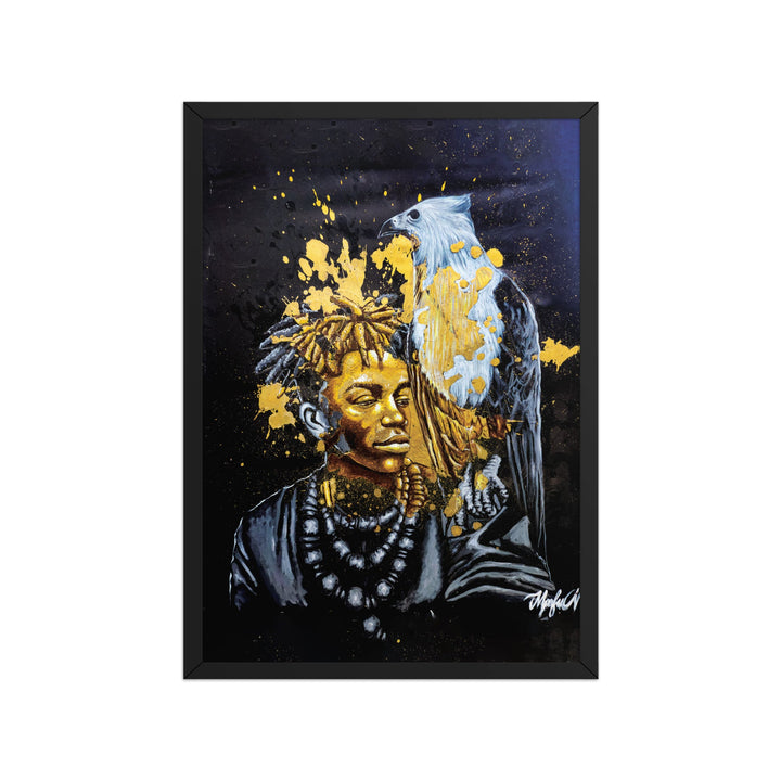 Poster - Royal Spirit (the Crown Prince), Nokuthula M Mpofu Schwarz / A1 (59.4×84.1 cm) artlia