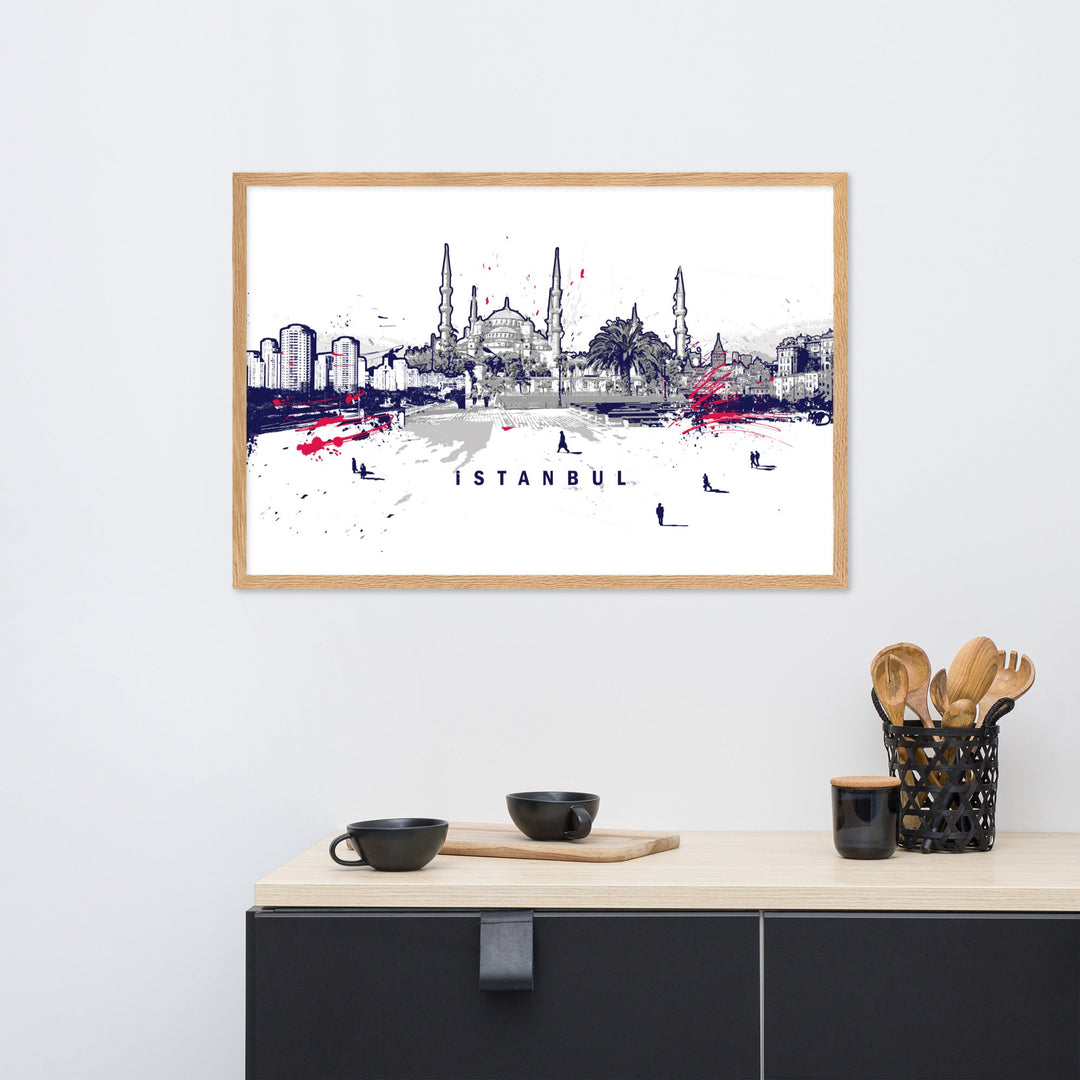 Poster - Skyline Istanbul artlia