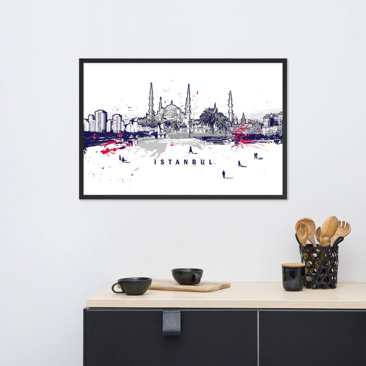 Poster - Skyline Istanbul artlia