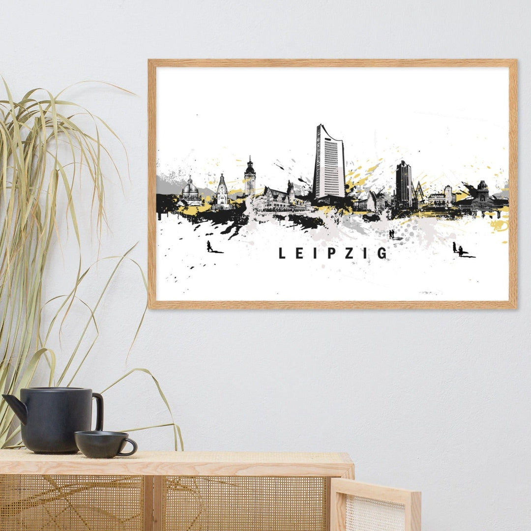 Poster - Skyline Leipzig artlia