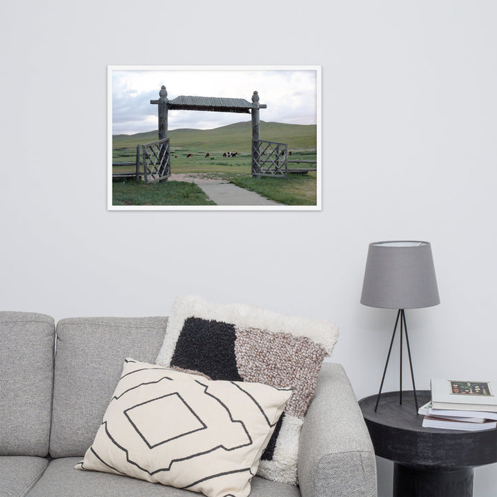 Poster - The gateway to the steppes of Mongolia artlia