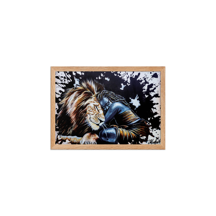 Poster - The Lioness, Nokuthula M Mpofu Oak / A2 (42×59.4 cm) artlia
