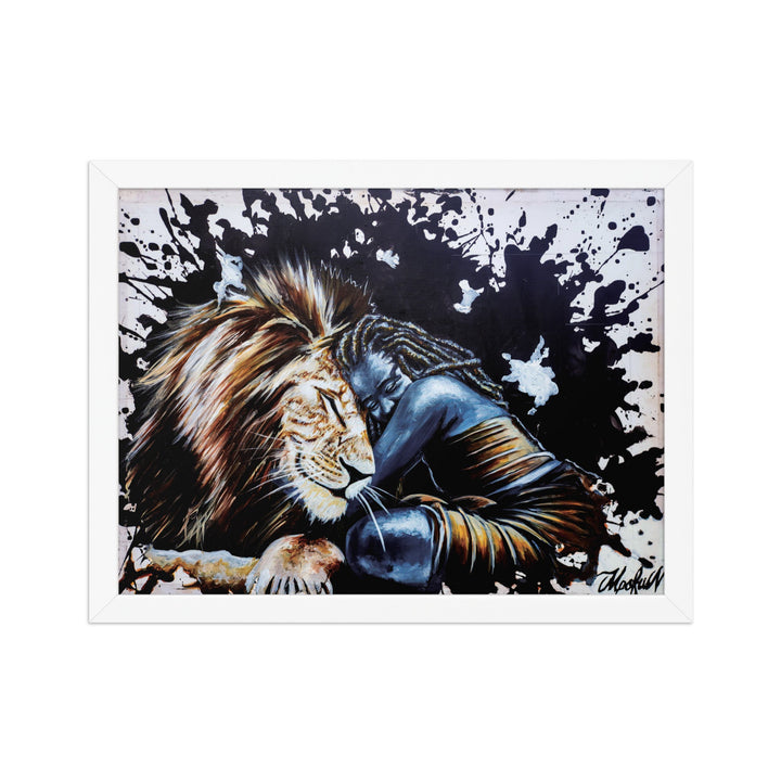 Poster - The Lioness, Nokuthula M Mpofu Weiß / 30×40 cm artlia