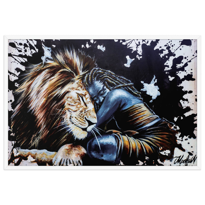 Poster - The Lioness, Nokuthula M Mpofu Weiß / 61×91 cm artlia