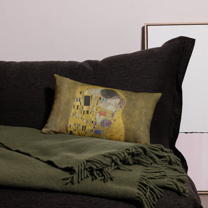 Premium-Kissen - Gustav Klimt, Der Kuss artlia