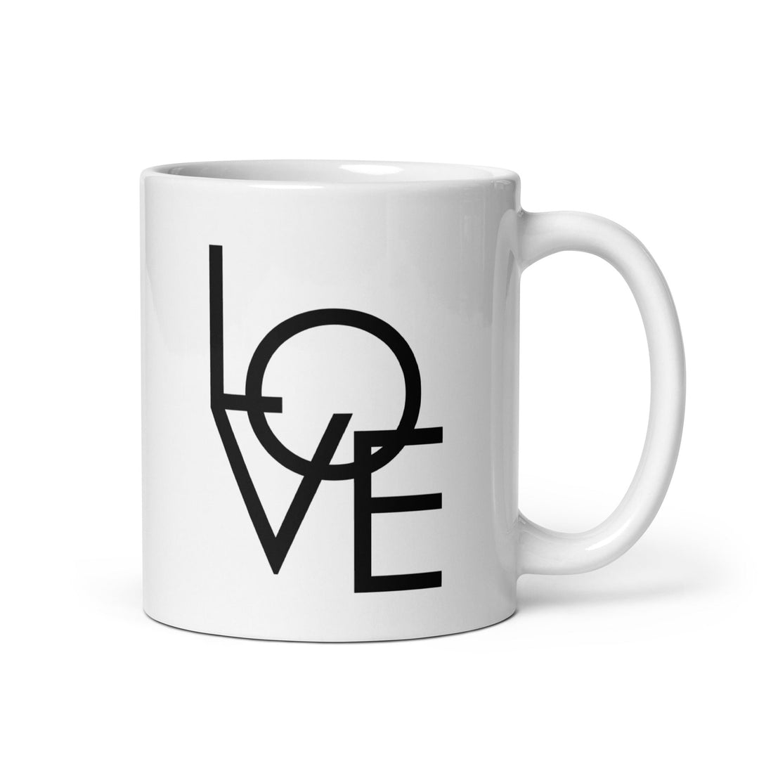 Tasse - LOVE in Gothic 0.33 L (11 oz) / weiß artlia