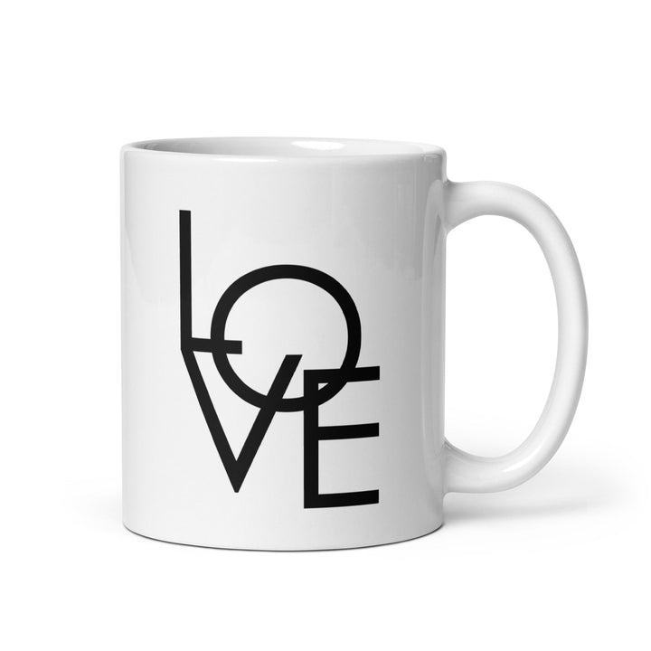Tasse - LOVE in Gothic 0.33 L (11 oz) / weiß artlia