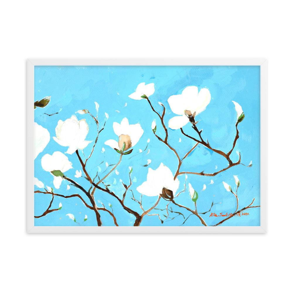 A Thousand, Shiny Magnolia - Poster artlia