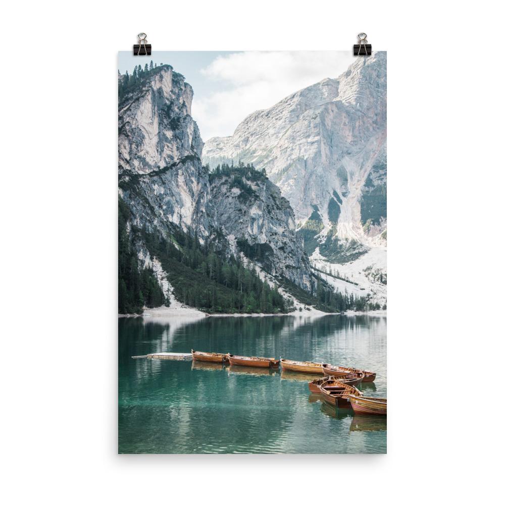 Braies lake 2 - Poster 30x45 cm artlia