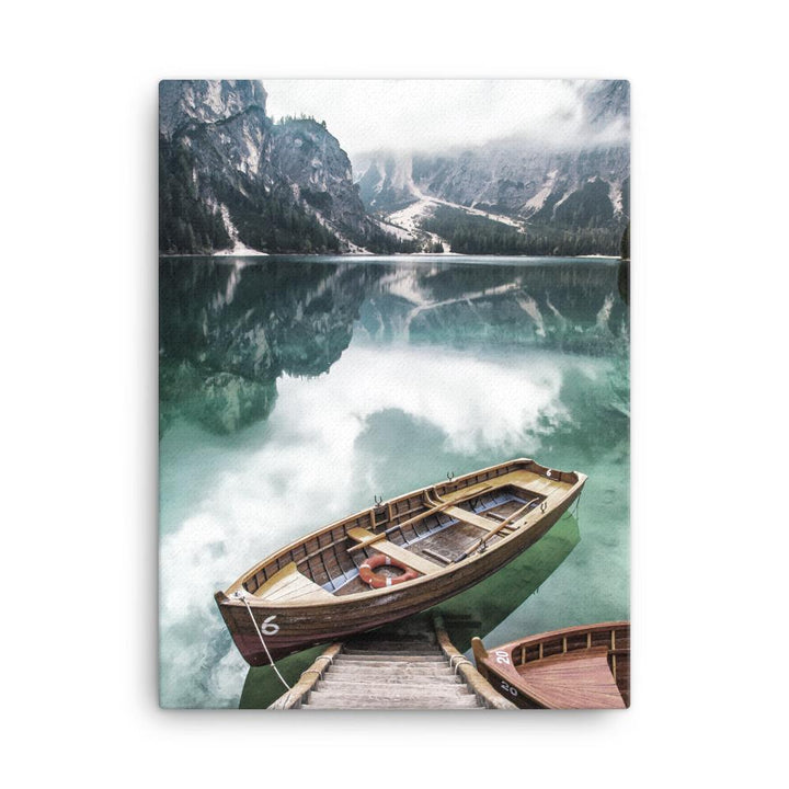 Braies Lake - Leinwand 30x41 cm artlia