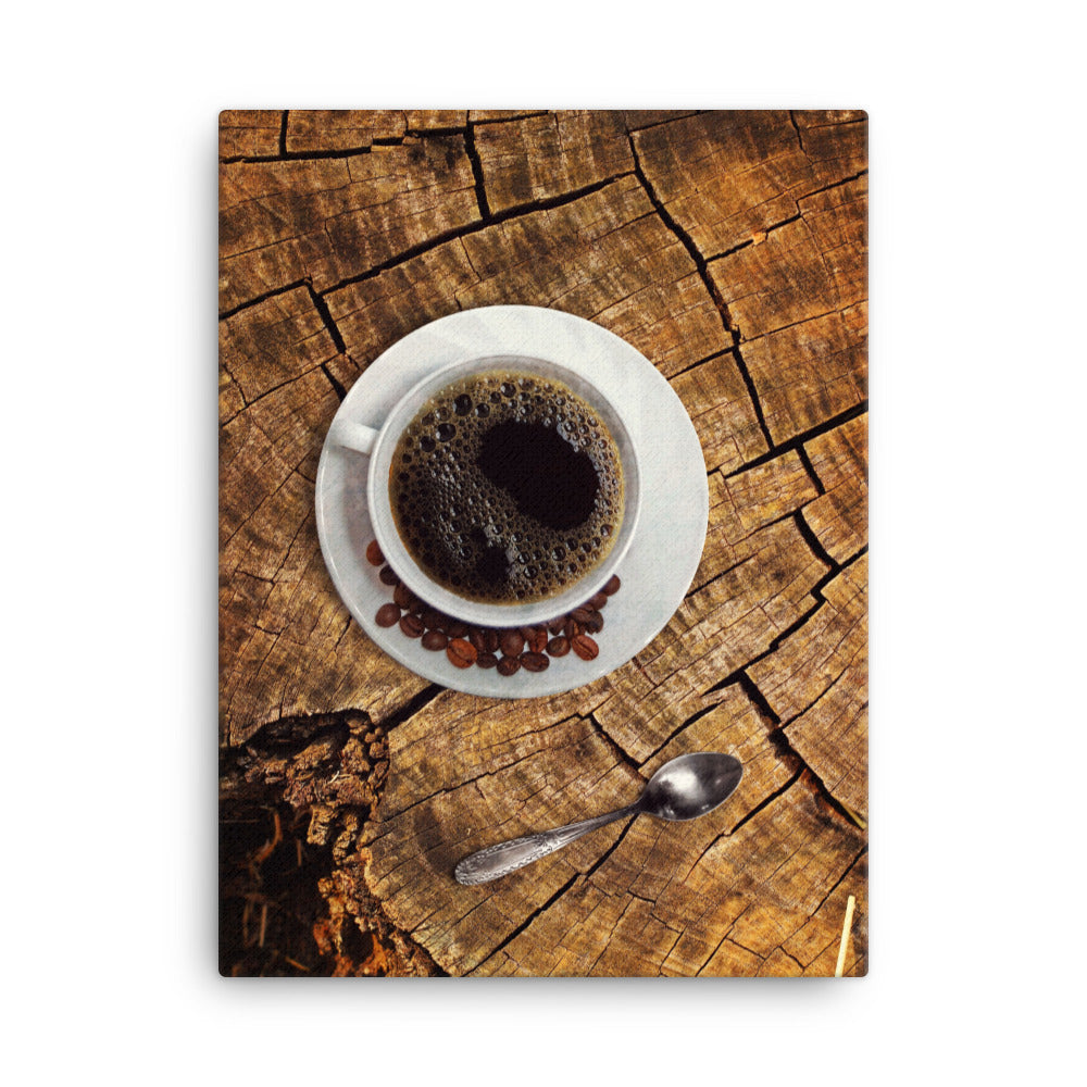 Café in nature - Leinwand 30x41 cm artlia