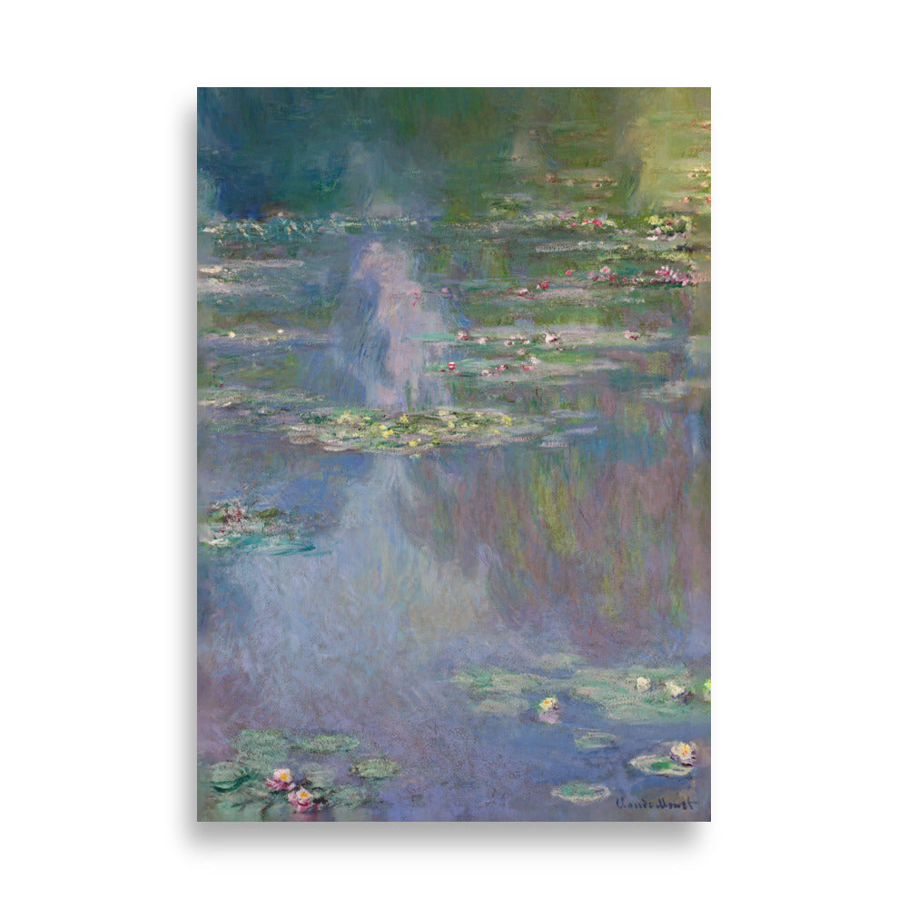 Claude Monet, Seerosen - Poster 21×30 cm artlia