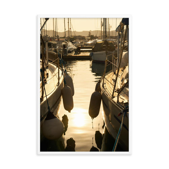 ein Sommerabend - Poster im Rahmen artlia