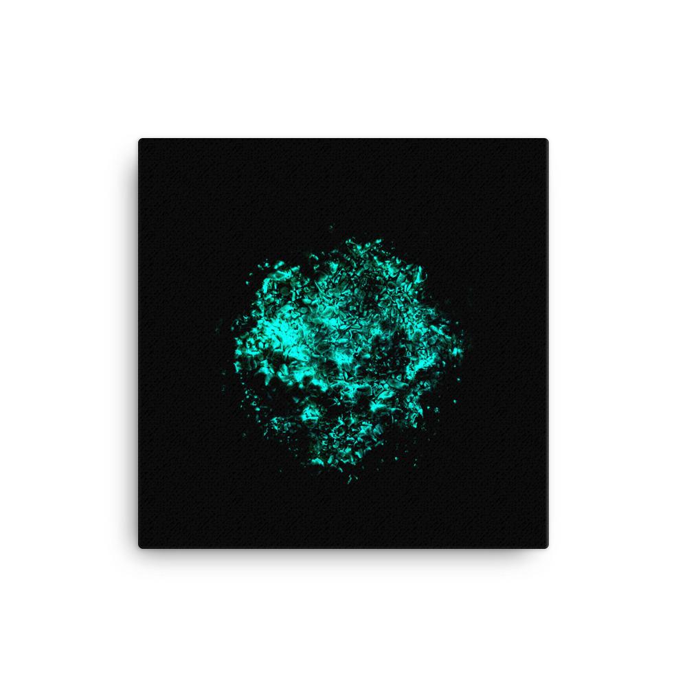Emerald Planet - Leinwand 30x30 cm artlia