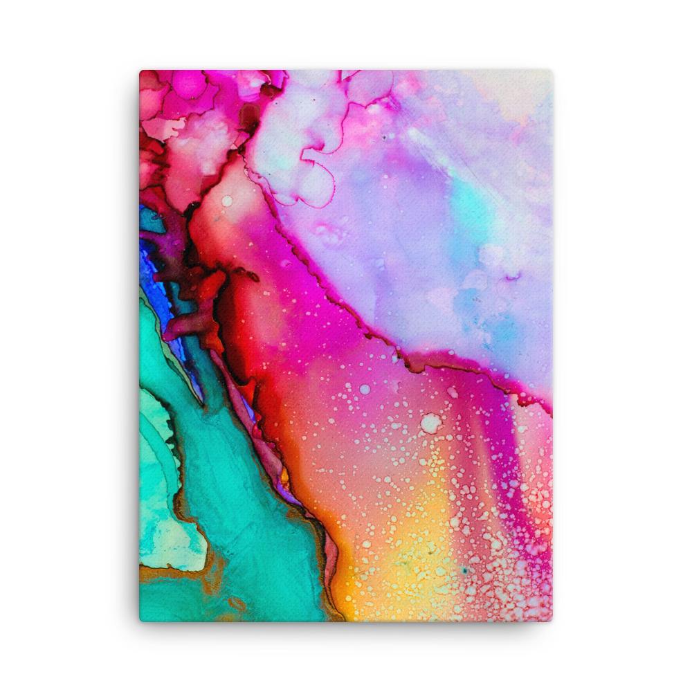 Farbenspiel -  Leinwand 30x41 cm artlia