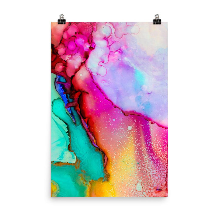 Farbenspiel - Poster 30x45 cm artlia