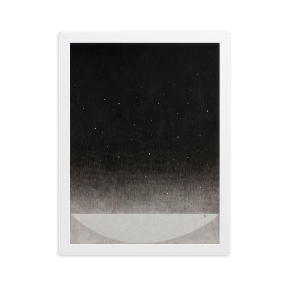 Füllung mit Licht 14 - Poster im Rahmen Weiß / 30×40 cm artlia