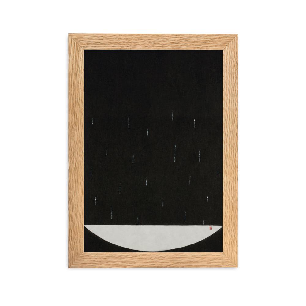 Füllung mit Licht 15 - Poster im Rahmen Oak / 21×30 cm artlia