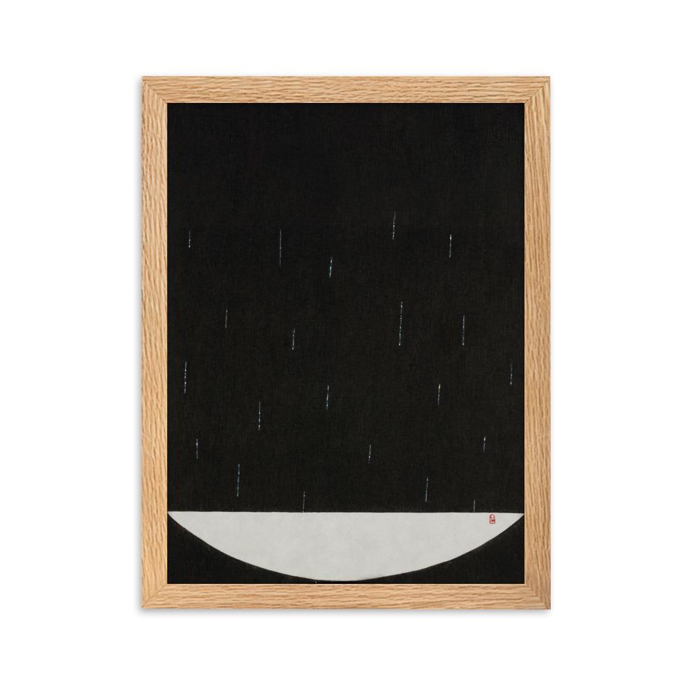 Füllung mit Licht 15 - Poster im Rahmen Oak / 30×40 cm artlia