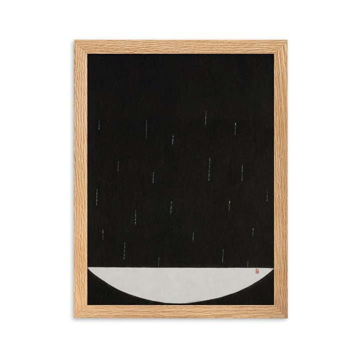 Füllung mit Licht 15 - Poster im Rahmen Oak / 30×40 cm artlia