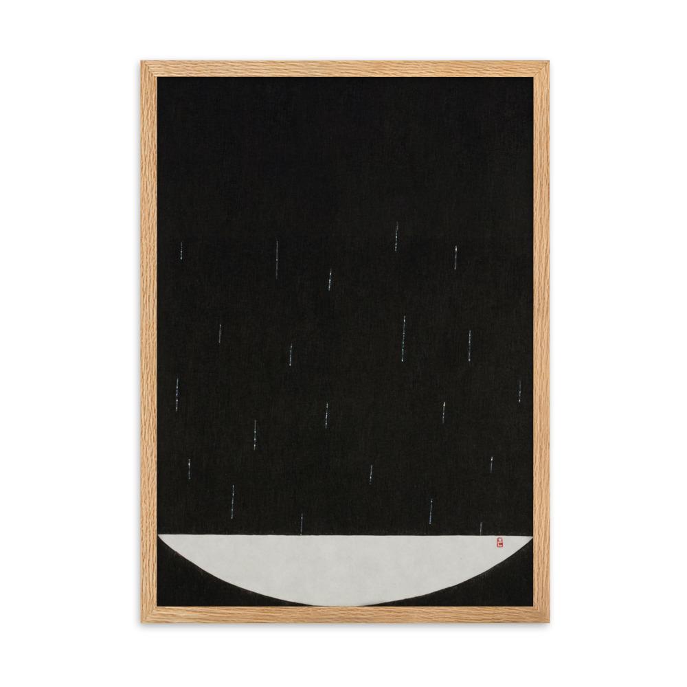 Füllung mit Licht 15 - Poster im Rahmen Oak / 50×70 cm artlia