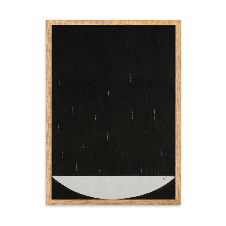 Füllung mit Licht 15 - Poster im Rahmen Oak / 50×70 cm artlia